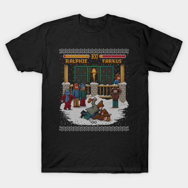 The Christmas Fight T-Shirt by kg07_shirts